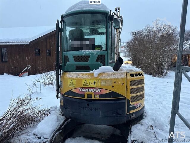 Minigrävare Yanmar VIO57-U excavator with rototilt and 3 buckets