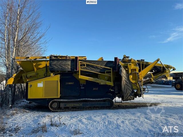 Skärmningsanläggning Keestrack Combo Eco Screening Plant – 1100 hours! WATCH VIDE