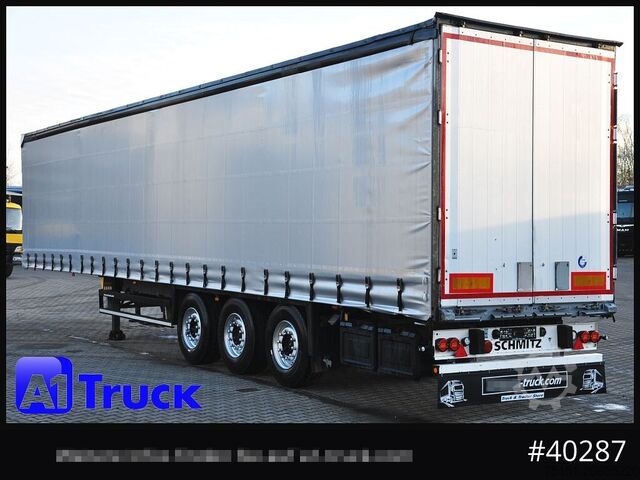 Otevřený návěs s plachtou SCHMITZ S01, Code XL, verzinkt, neue Plane, Liftachse, 343.046km