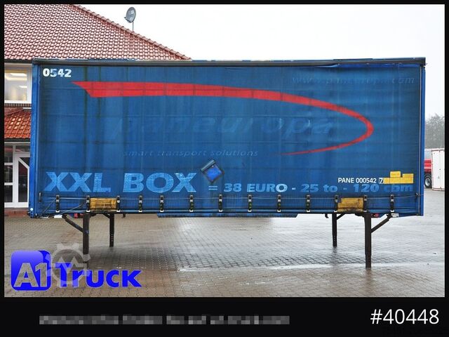 Výměnná nástavba s plošinou a plachtou KRONE Wechselbrücke Jumbo BDF 7,82