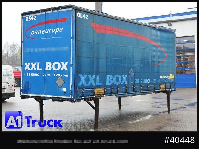 Výměnná nástavba s plošinou a plachtou KRONE Wechselbrücke Jumbo BDF 7,82