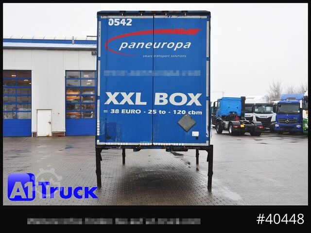 Výměnná nástavba s plošinou a plachtou KRONE Wechselbrücke Jumbo BDF 7,82