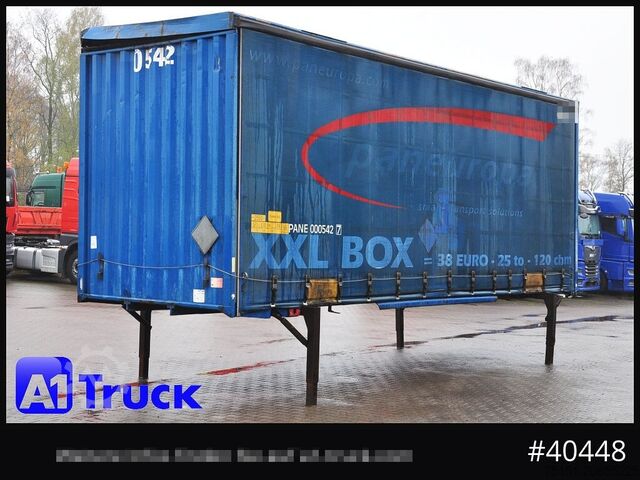 Výměnná nástavba s plošinou a plachtou KRONE Wechselbrücke Jumbo BDF 7,82