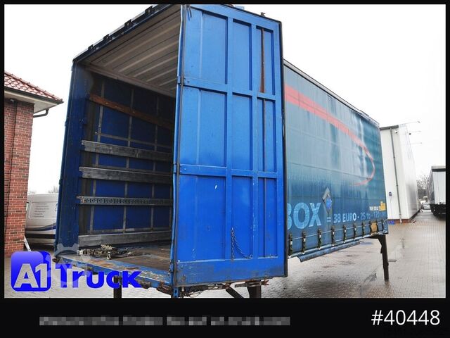 Výměnná nástavba s plošinou a plachtou KRONE Wechselbrücke Jumbo BDF 7,82