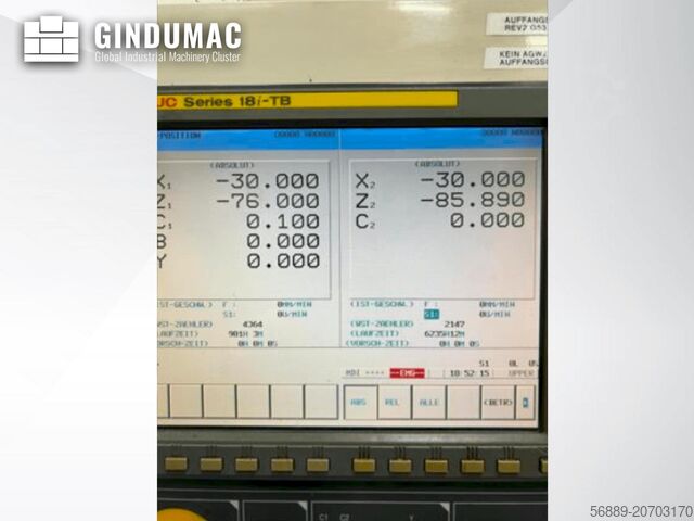 Horizontal Turning Machine DAEWOO PUMA TT 2000 SY