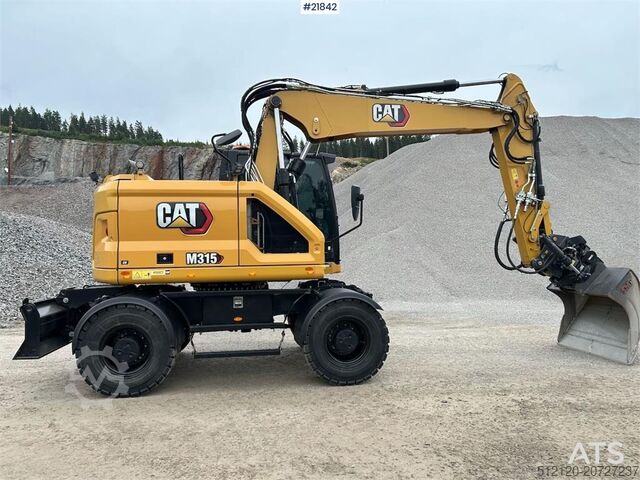 Crawler excavator CAT M315 wheel digger w/ tilt and bucket