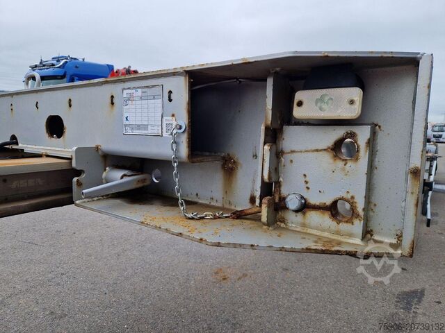 Semi-remorque pour matériaux longs Asca PORTE CONTAINERS MULTIPOSITION