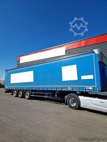 Semi-remorque Schmitz Cargobull TAUTLINER REHAUSSABLE FOSSE A BOBINES