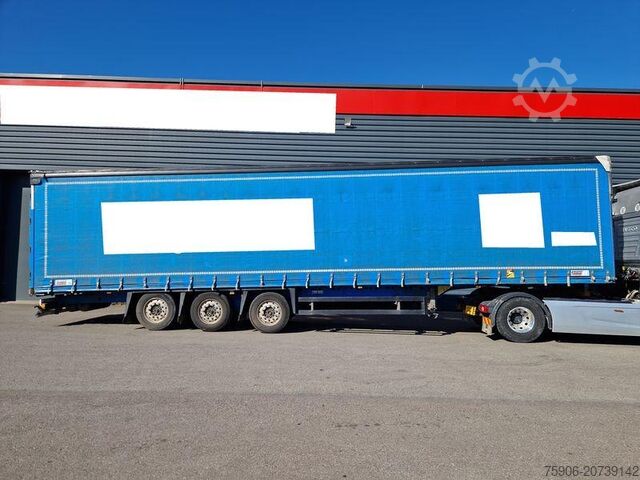 Semi-remorque Schmitz Cargobull TAUTLINER REHAUSSABLE FOSSE A BOBINES