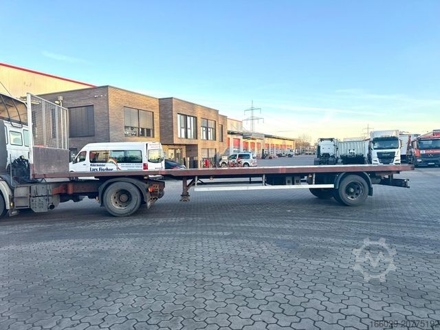 Working platform semitrailer Koester 1-Achs Plattform Auflieger