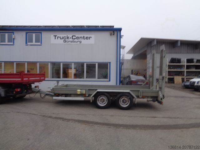 Rimorchio a pianale ribassato HUMBAUR HS 105020 BS Maschinentransporter 5 Meter