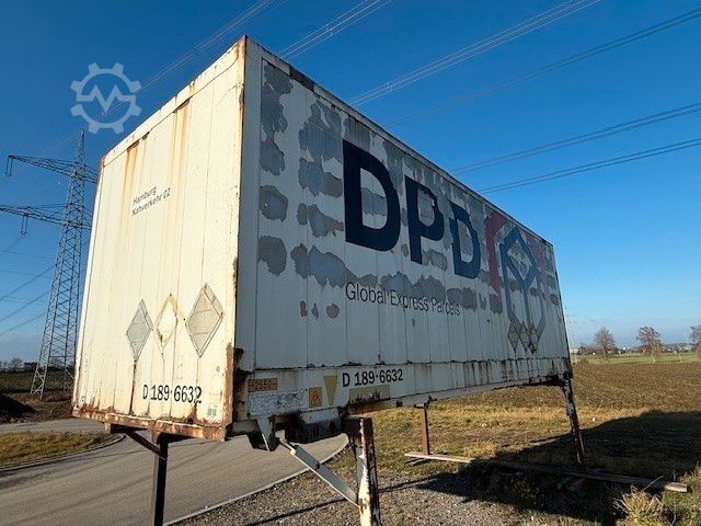 Växelflakssläp KRONE 745 BDF Kleiderkoffer+Rolltor+Kleider