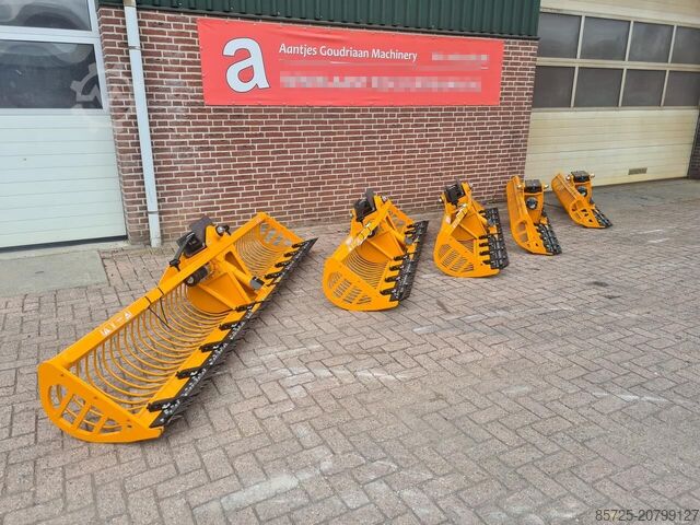 Screening bucket Grote vooraad maaikorfen