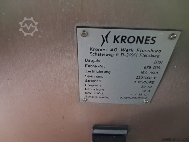 Beverage machine bottle washer Krones AG 0,2-1,0 l Körbe