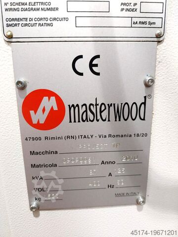 Bewerkingscentrum met doorvoer MASTERWOOD PROJECT TF 100