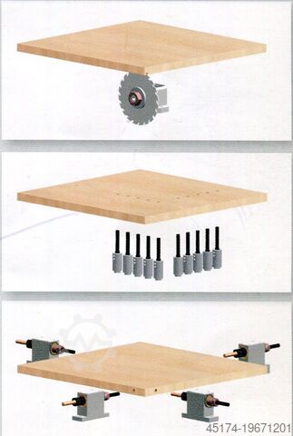 Bewerkingscentrum met doorvoer MASTERWOOD PROJECT TF 100
