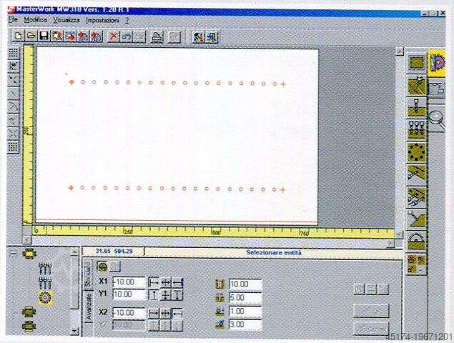 Bewerkingscentrum met doorvoer MASTERWOOD PROJECT TF 100