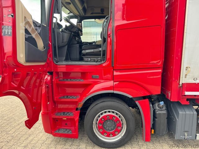 Kamion sa ravnom platformom i ceradom MERCEDES-BENZ 2548 Actros 5 L 6x2 Lowliner BDF