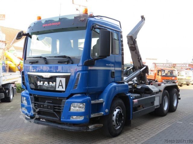 Φορτηγό γερανός roll-off MAN TG-S 26.470 6x4 Abrollkipper kurzer Radstand