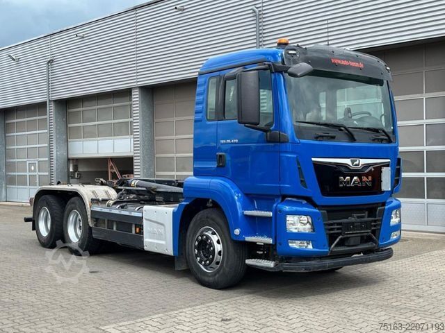 Φορτηγό γερανός roll-off MAN TG-S 26.470 6x4 Abrollkipper kurzer Radstand