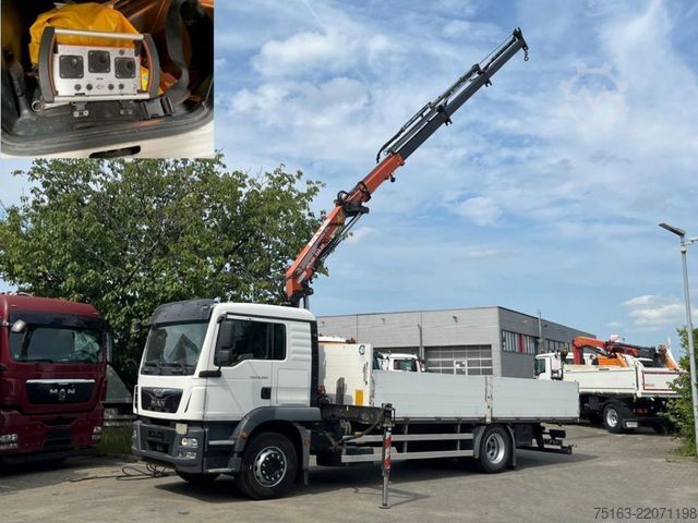 Camion cu platformă MAN TG-M 18.340 4x2  Pritsche Kran Atlas 135.2+Funk