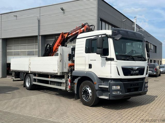 Camion cu platformă MAN TG-M 18.340 4x2  Pritsche Kran Atlas 135.2+Funk