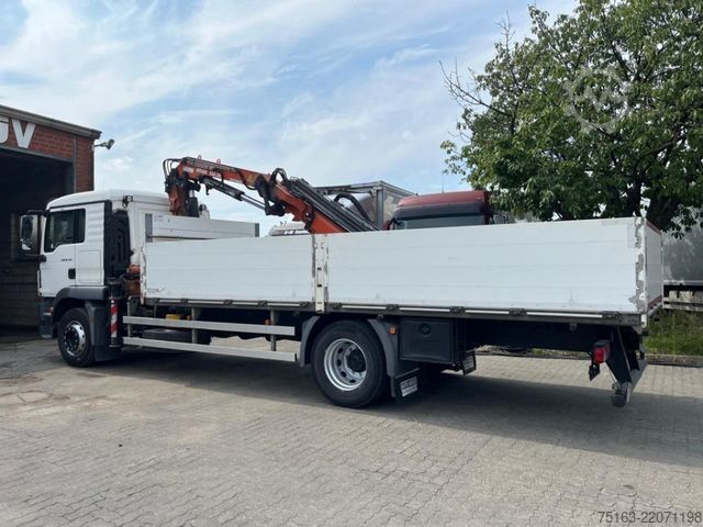 Camion cu platformă MAN TG-M 18.340 4x2  Pritsche Kran Atlas 135.2+Funk