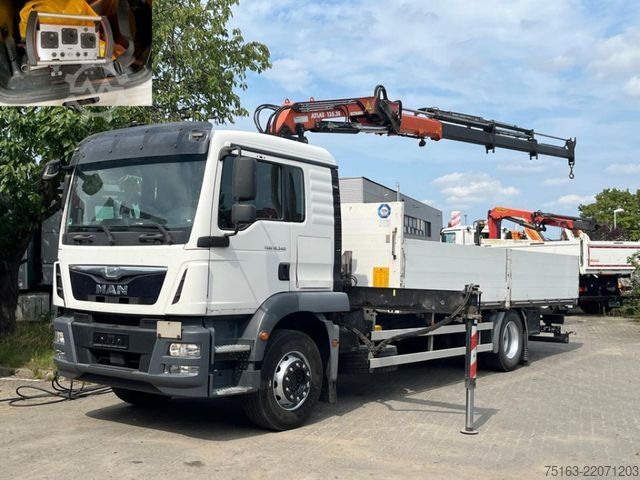 Autocamion cu destinație specială MAN TG-M 18.340 4x2  Pritsche Kran Atlas 135.2+Funk