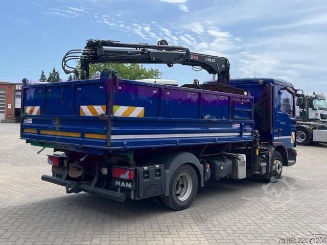 Tipvogn varebil MAN TG-L 8.190.4x2 BL 2-Achs Kipper Kran Hiab 078+Gr