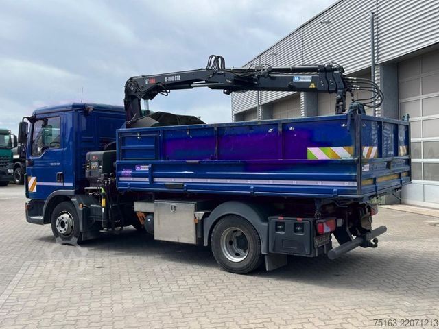 Tilpasset varevogn MAN TG-L 8.190.4x2 BL 2-Achs Kipper Kran Hiab 078+Gr