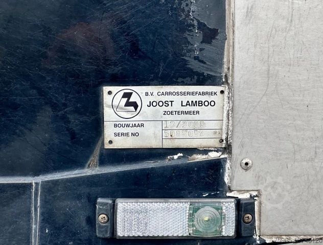 Skåpsemitrailer LAMBOO T03 ISOLATED BOX + HEATER STEERING AXLE L