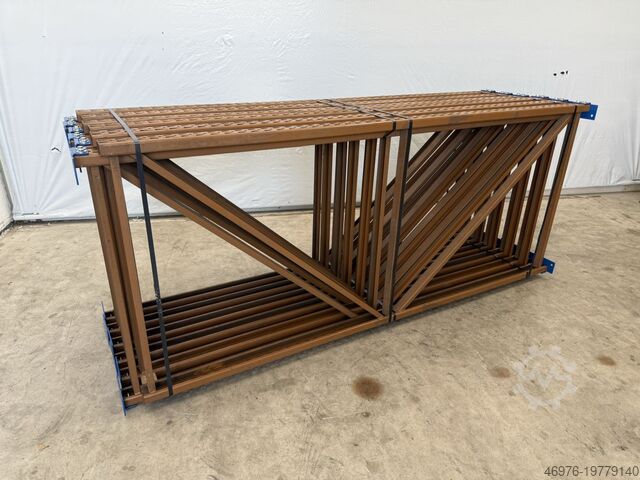 2.500x1.050 χιλ./C: 80x40x15x2,00 χιλ./καφέ Alser NS Palettenregalständer Regalständer Regal