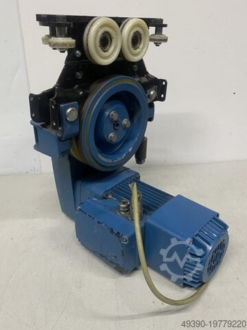 Chassi com acionamento por roda de fricção para sistema de ponte rolante leve, chassi de ponte rolan DEMAG DRF 200-B14-1-43