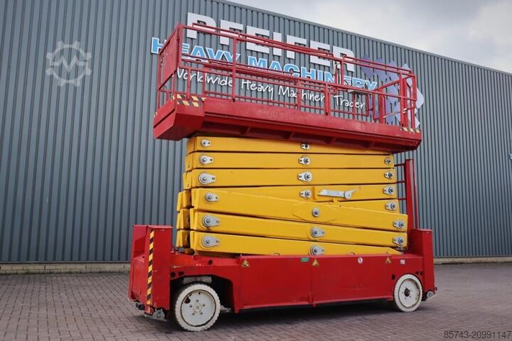 Schaarlift PB Lifttechnik S225-12ES Electric, 4x2 Drive, 22.5m Working Heigh