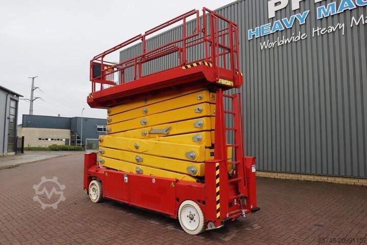 Schaarlift PB Lifttechnik S225-12ES Electric, 4x2 Drive, 22.5m Working Heigh
