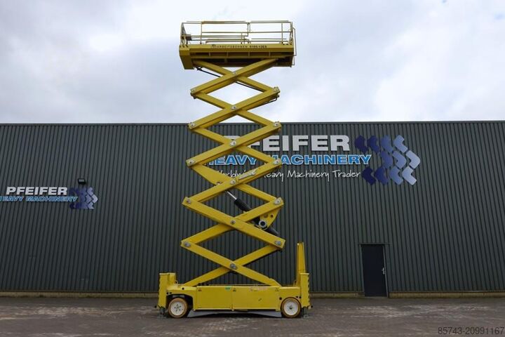 Schaarlift PB Lifttechnik S195-12ES Electric, 19.6m Working Height, 700kg Ca