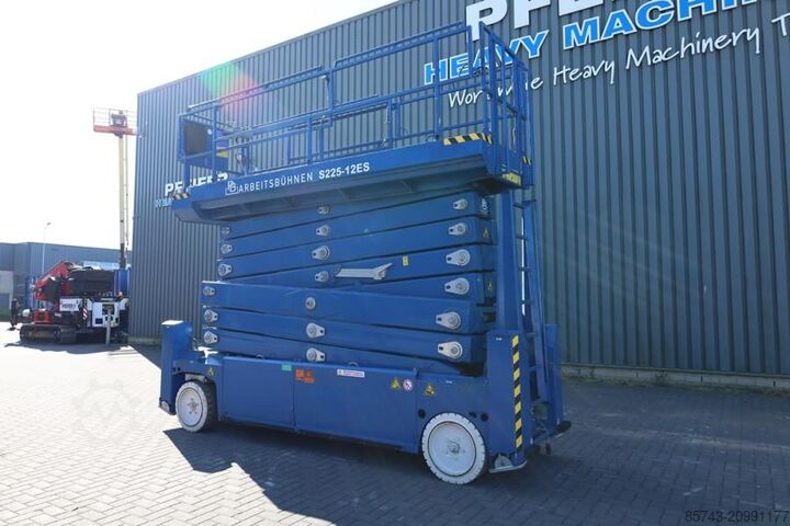 Schaarlift PB Lifttechnik S225-12ES Electric, 22.5m Working Height, 450kg Ca