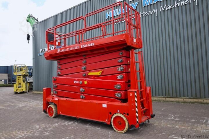 Schaarlift PB Lifttechnik S225-12ES Electric, 22.5m Working Height, 450kg Ca