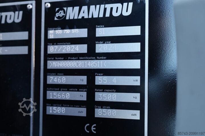 Telescopische lader Manitou MT935 75D ST5 S1 Valid inspection, *Guarantee! 4x4
