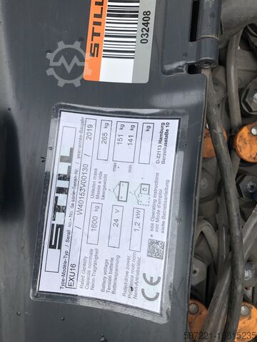 Elektrische Niederhubwagen Still EXU16 mit Waage