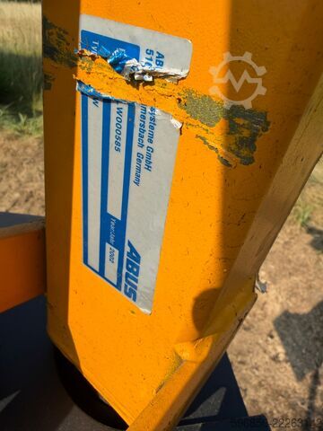 ABUS 500 kg, 204 cm met elektrische takel HADEF 250 kg ABUS 500 kg 204 cm z wciągarką elektryczną HADEF 250 kg ABUS 500 kg 204 cm z wciągarką elektryczną HADEF 250 kg