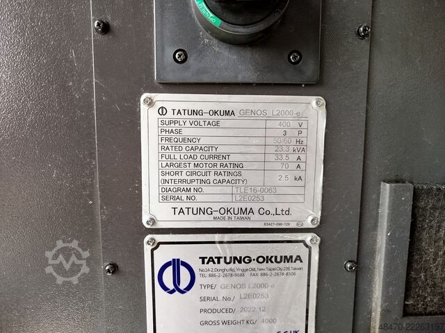 CNC eszterga Okuma GENOS L2000-e