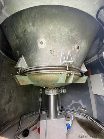 4 x 80 m³ aluminium silo, Ø 3.000 mm Zeppelin