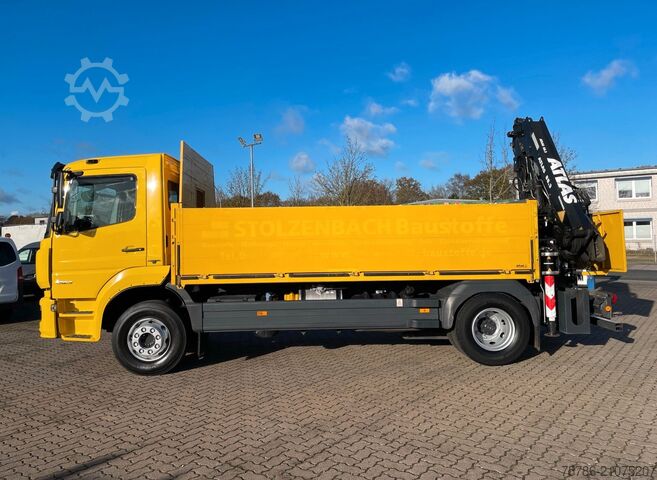 Vrachtauto met open laadbak MERCEDES-BENZ Atego 1523 L /  AC/ Atlas AK 88.3 + Funk+5/6 Kr.
