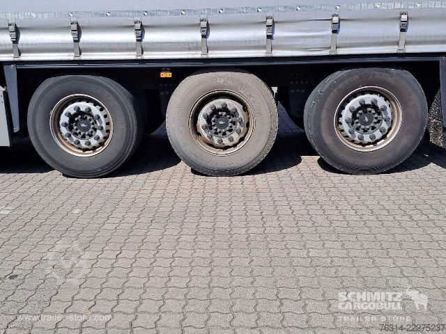 Brandalı açık yarı römork Schmitz Cargobull Curtainsider Standard Getränke