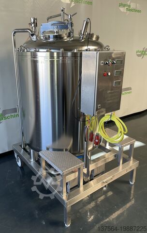 Mobiele drukvaste roerwerktank M. Roth Behälter 1015L