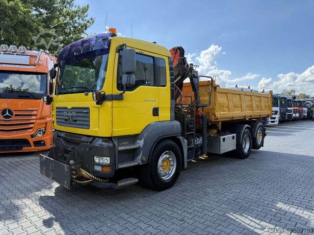 Autolaadkraan MAN TGA 26.360 6X2 Kipper Kran Palfinger 15500