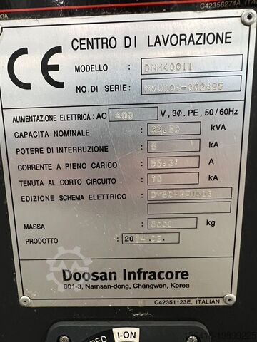 Centro Di Lavoro Verticale Doosan DNM 400 II