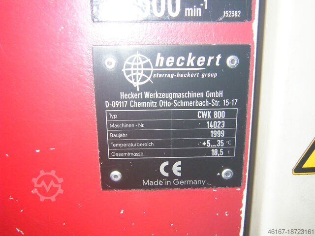 Horizontal-Bearbeitungszentrum WMW HECKERT CWK800