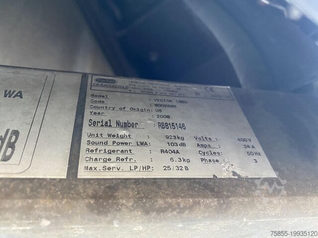 Koel-vriestransport Pacton Z3-002 Fridge / Carrier Vector 1850 / BPW Axles...